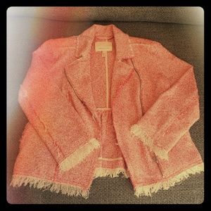 Rebecca Taylor Summer Tweed Zip-front Jacket